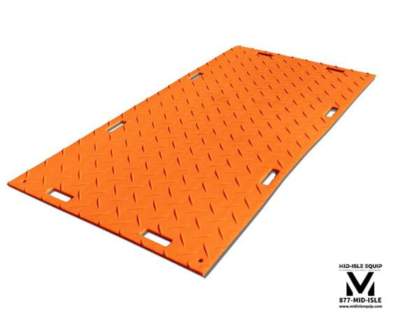 TPM 8'X4' GROUND PROTECTION MATS HDPE 1/2" BLACK