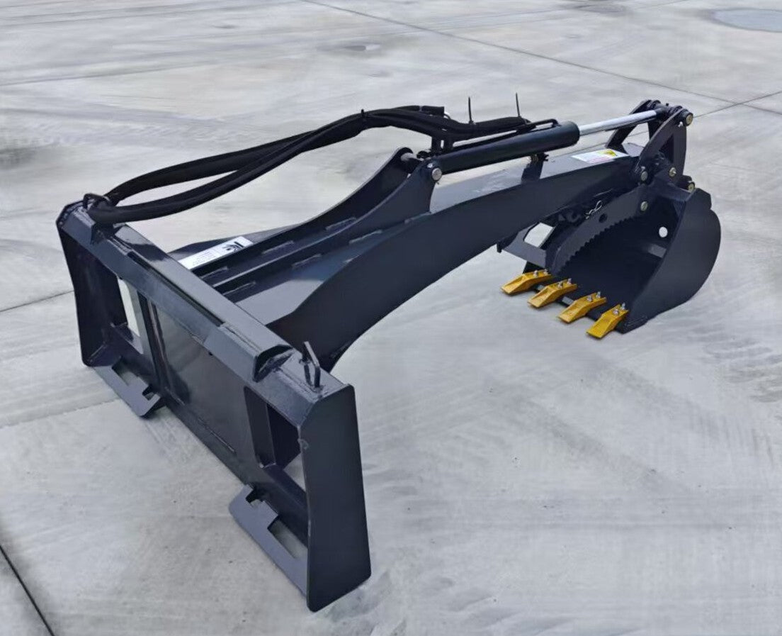 BACKHOE ATTACHMENT FOR SKID STEER 18" BUCKET 7' DEEP