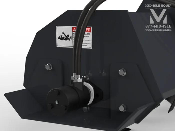 72" Wolverine Rototiller Skid Steer Attachment by Wolverine