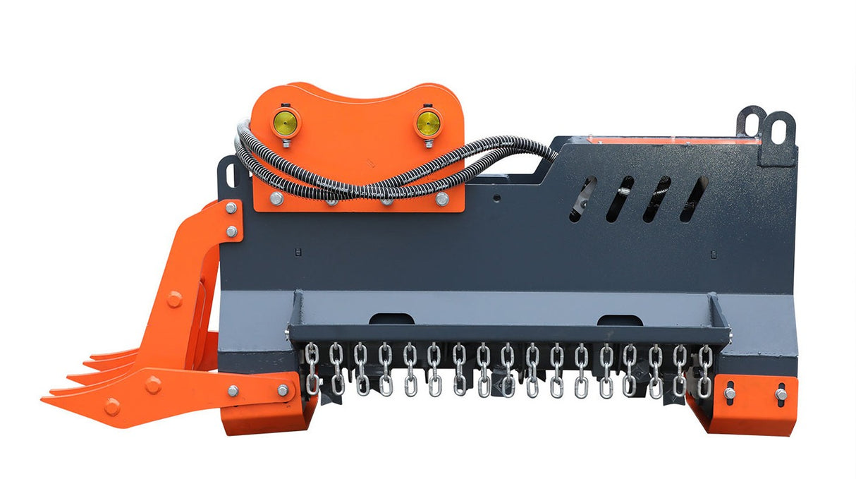 NEW 36" EXCAVATOR MULCHING ATTACHMENT 5-8 TON