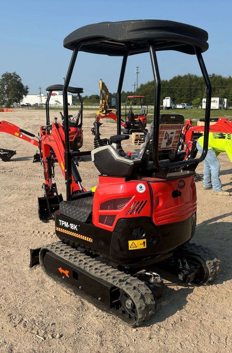 2025 TPM INDUSTRIAL TPM18 KUBOTA DIESEL MINI EXCAVATOR
