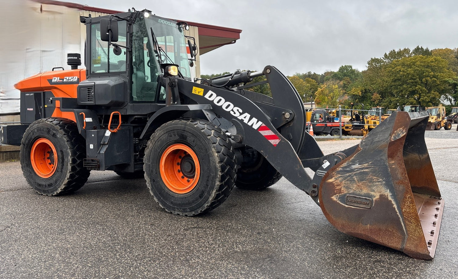 2022 DOOSAN DL250-7 FRONT END LOADER HIGH LIFT W/ SCALE