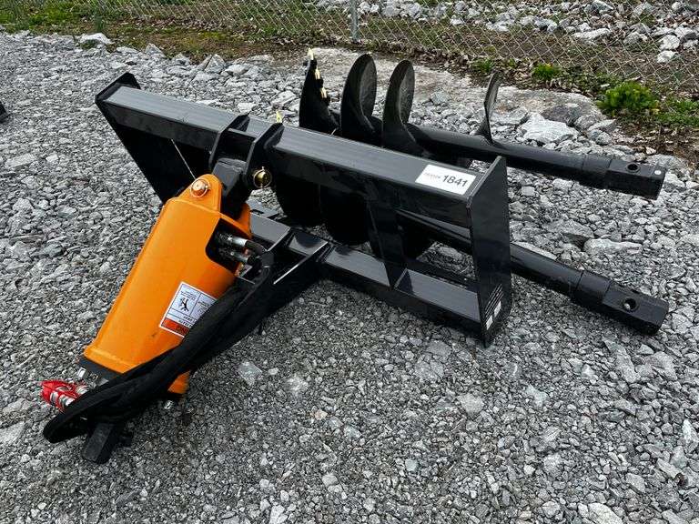 WOLVERINE SKID STEER AUGER ATTACHMENT 12" & 18" BITS