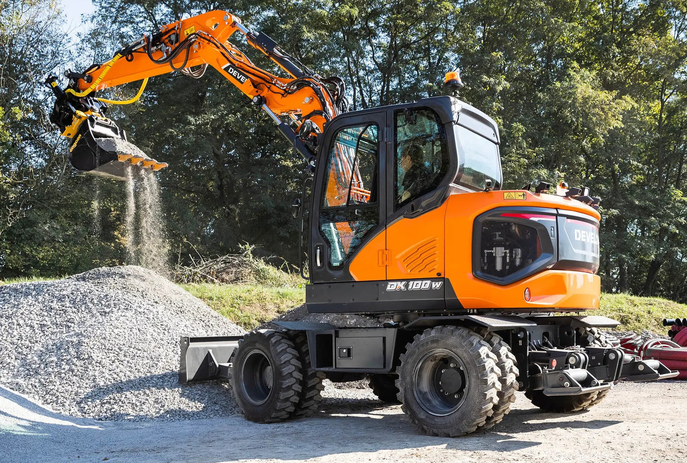 DEVELON DX100W-7 Mini Wheel Excavator *CALL FOR PRICE* by Develon