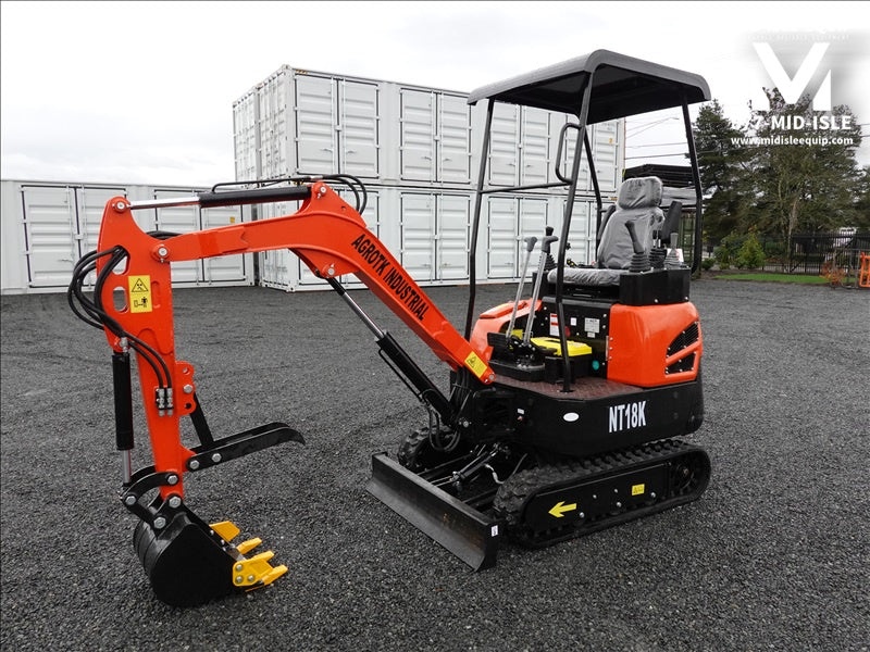 2025 AGT NT18K KUBOTA DIESEL 1.5 TON MINI EXCAVATOR