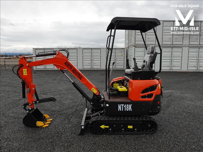 2025 AGT NT18K KUBOTA DIESEL 1.5 TON MINI EXCAVATOR
