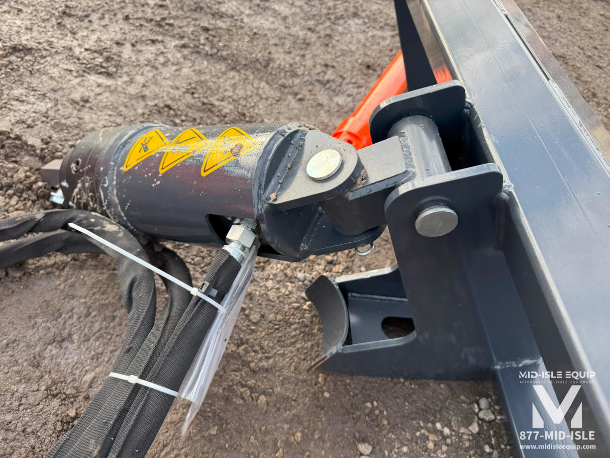 SKID STEER AUGER DRIVE WITH 12" 18" HEX BITS AND 48" EXTENSION