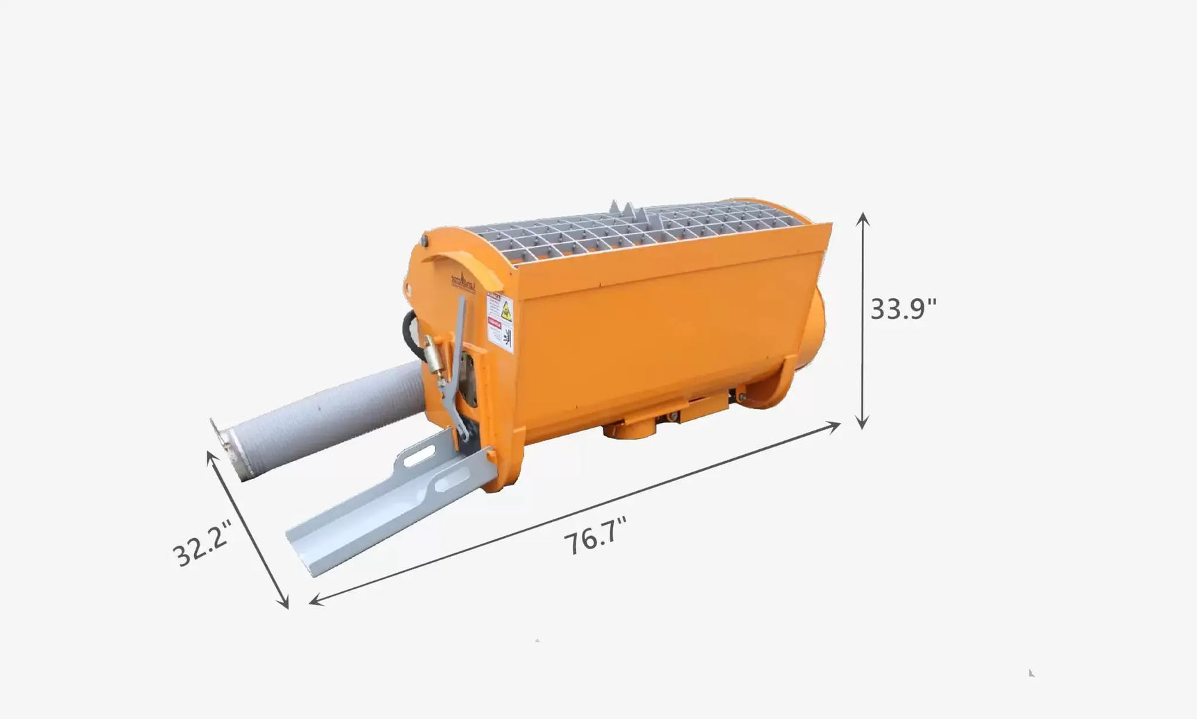 Wolverine Concrete Mixer for Skid Steer Attachment by Wolverine