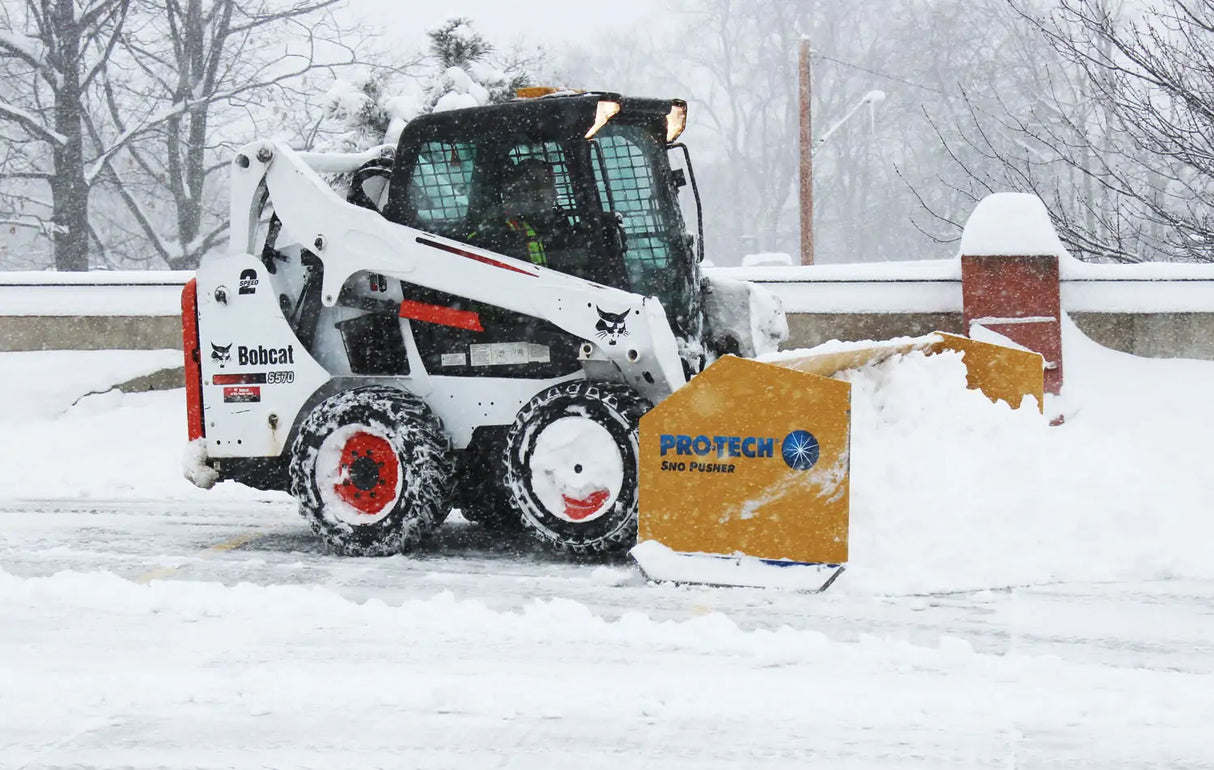 PRO-TECH SNOW PUSHER MADE IN USA 10YR WARRANTY