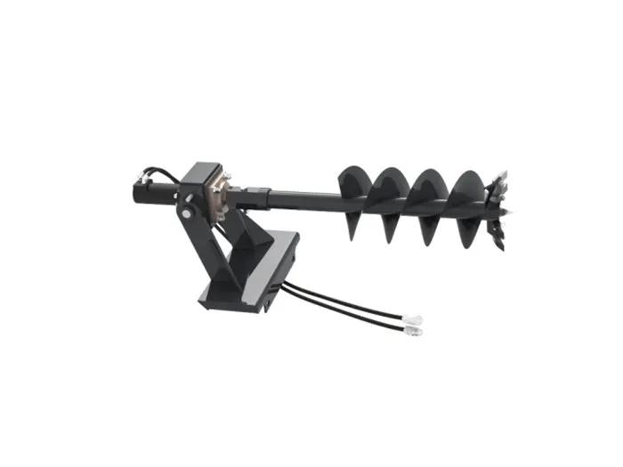 Wolverine 12" Hydraulic Auger for Mini Skid Steer by Wolverine