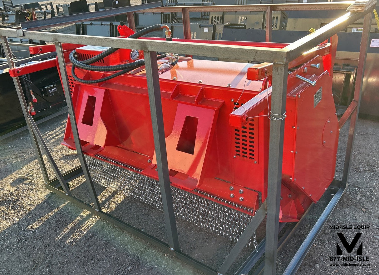 81" AGT HD DRUM FORESTRY MULCHER SKID STEER