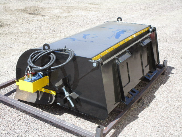 72" UTILITY BOX BROOM SWEEPER FOR SKID STEER