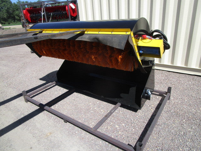 72" UTILITY BOX BROOM SWEEPER FOR SKID STEER