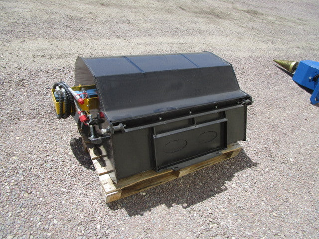 43" SWEEPER BROOM BUCKET FOR MINI SKID STEER