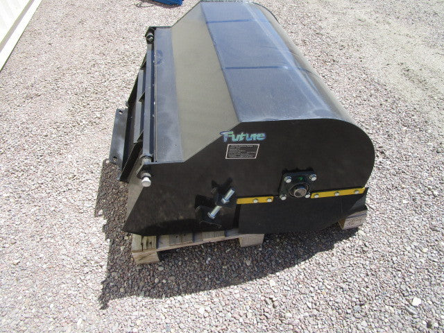 43" SWEEPER BROOM BUCKET FOR MINI SKID STEER