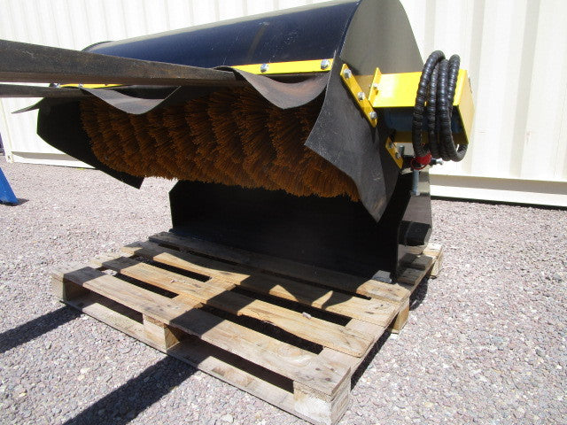 43" SWEEPER BROOM BUCKET FOR MINI SKID STEER