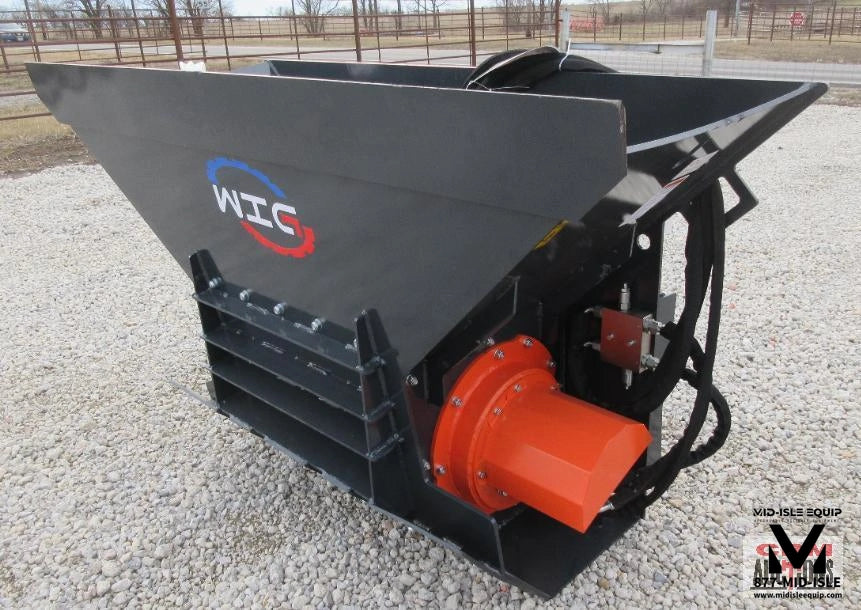 72" SKID STEER MATERIAL CRUSHER ATTACHMENT BLOCK CRUSHER