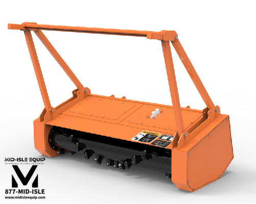 WOLVERINE 60" DRUM MULCHER FOR HIGH FLOW SKID STEER by Wolverine