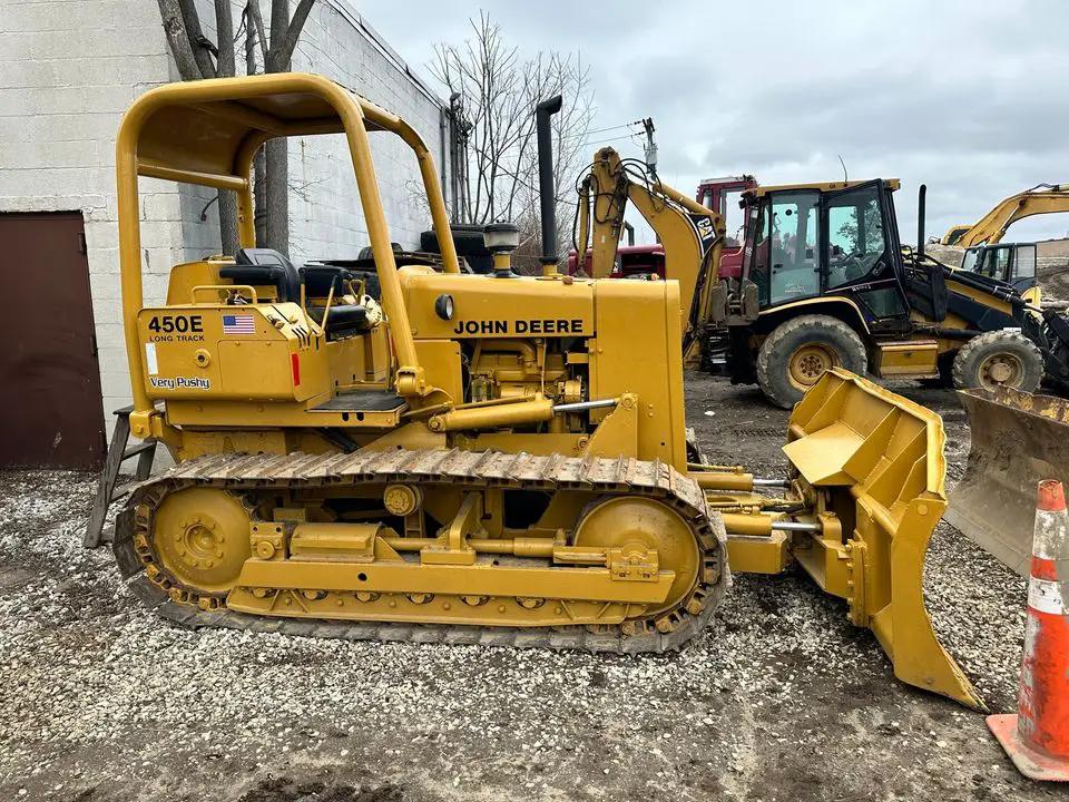 1983 John Deere 450E Long Track Bulldozer by John Deere