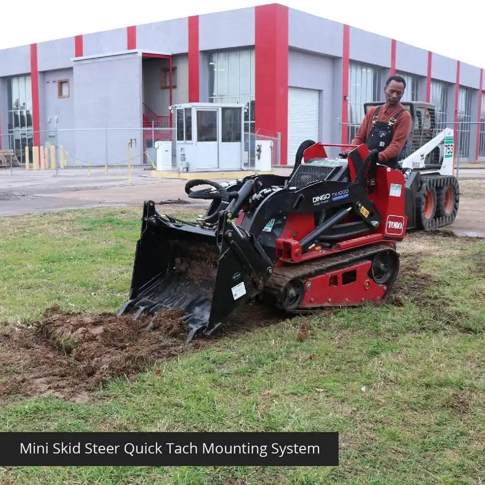 Titan 4N1 Multi-Purpose Mini Skid Steer Bucket 35" by Titan Attachments