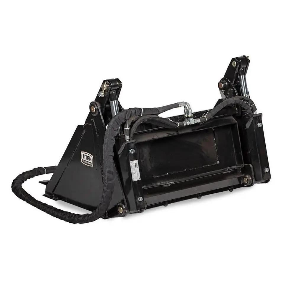 Titan 4N1 Multi-Purpose Mini Skid Steer Bucket 35" by Titan Attachments