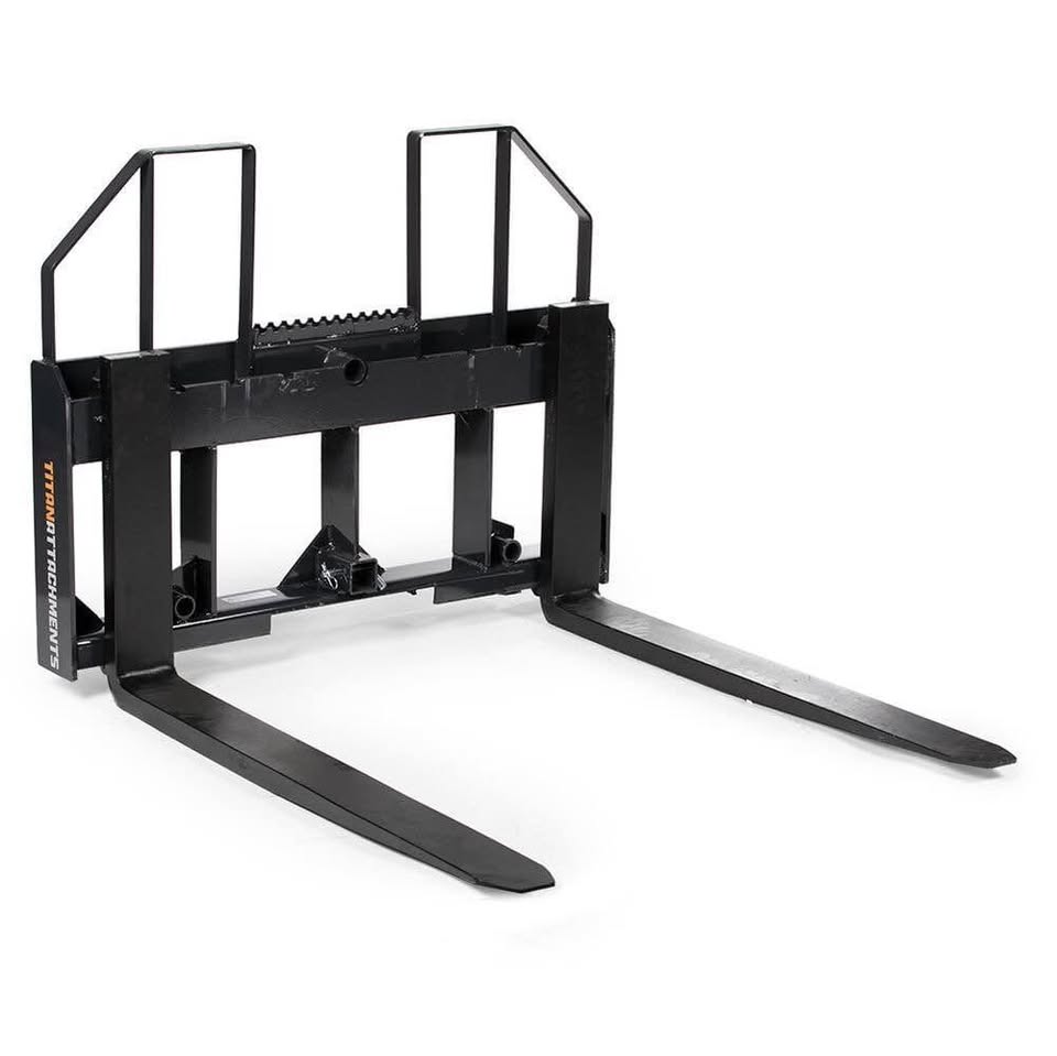 Titan CLASS III HD Pallet Forks for Skid Steer 60" 6000lbs