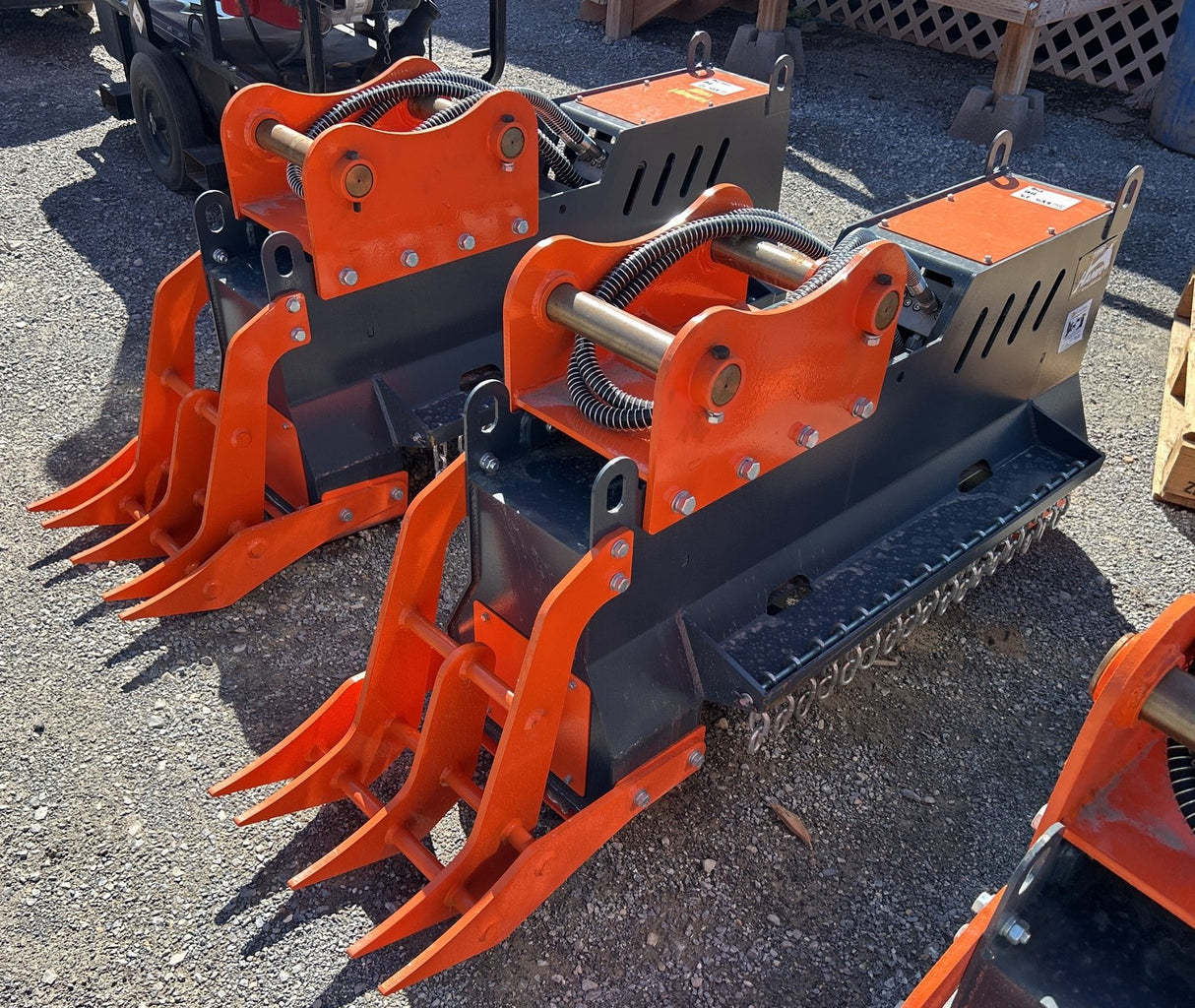 NEW 36" EXCAVATOR MULCHING ATTACHMENT 5-8 TON