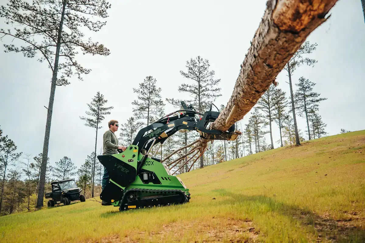 2025 Viper V1300X Mini Skid Track Loader by Viper Loader