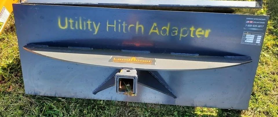 Land Honor Trailer Hitch 2" Receiver for Skid Steer Attachment