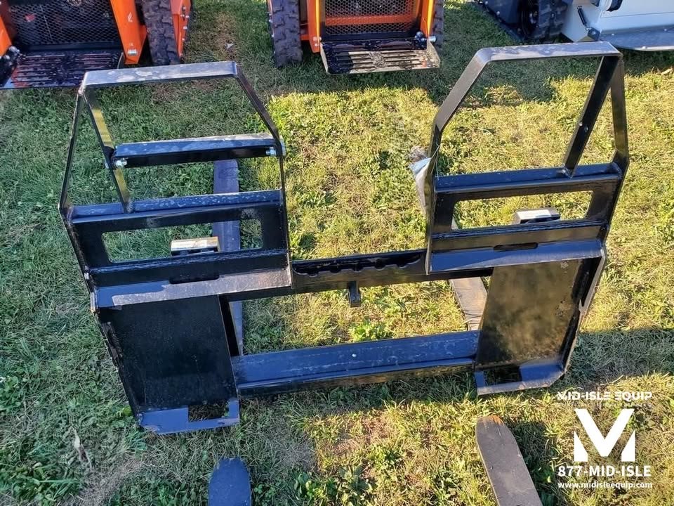 48" WALK THROUGH PALLET FORK ATTACHMENT FOR SKID STEER 4K LBS