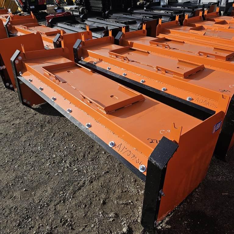 10' KC SNOW PUSHER FOR SKID STEER UNIVERSAL SSL