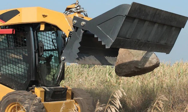 Topcat 74" 4N1 Hydraulic Skid Steer Bucket SSL