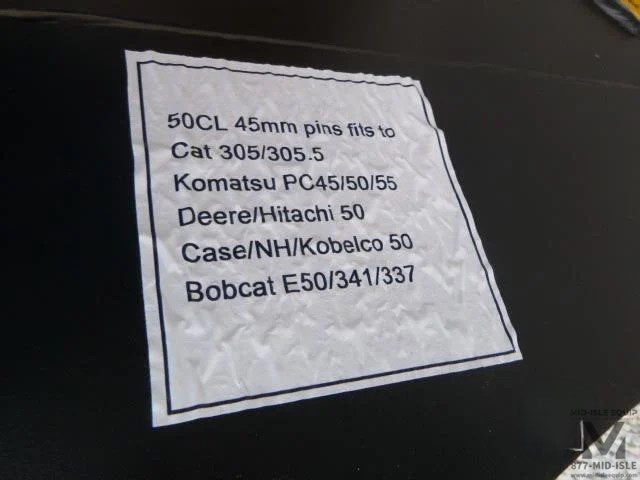 TROJAN 42" CLEAN UP BUCKET FOR EXCAVATOR CAT 303 DEERE 35