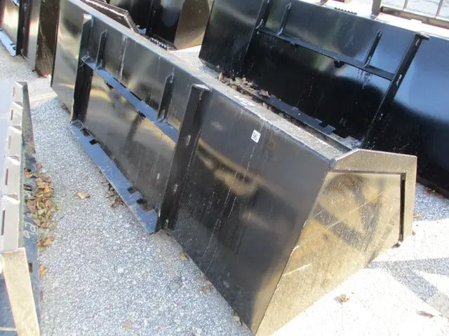 96" LARGE CAPACITY SNOW MULCH LITTER BUCKET SKID STEER SSL ATTACHMENT