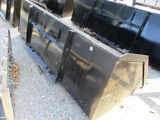 96" LARGE CAPACITY SNOW MULCH LITTER BUCKET SKID STEER SSL ATTACHMENT by Wildcat