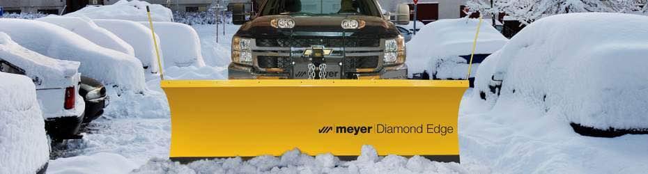 MEYER 7/5' DIAMOND EDGE SNOW PLOW FOR PICK UP TRUCK