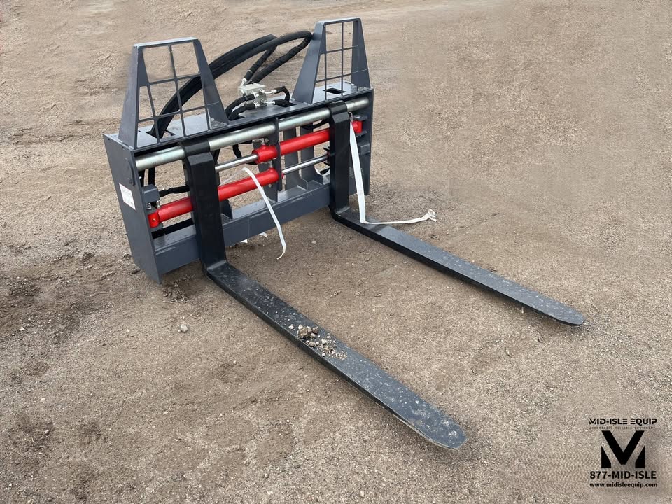 NEW HD 48" HYDRAULIC SIDE SHIFT FORKS FOR SKID STEER