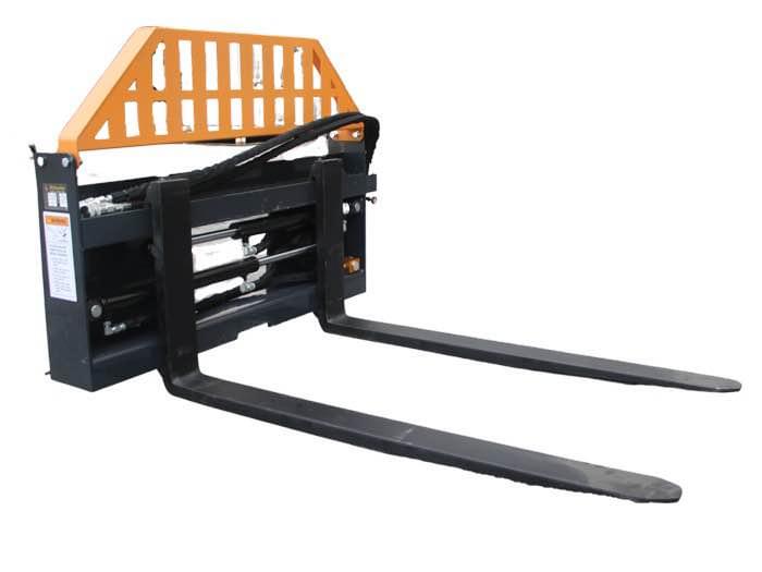 48" HYDRAULIC SHIFT CLASS II PALLET FORKS FOR SKID STEER