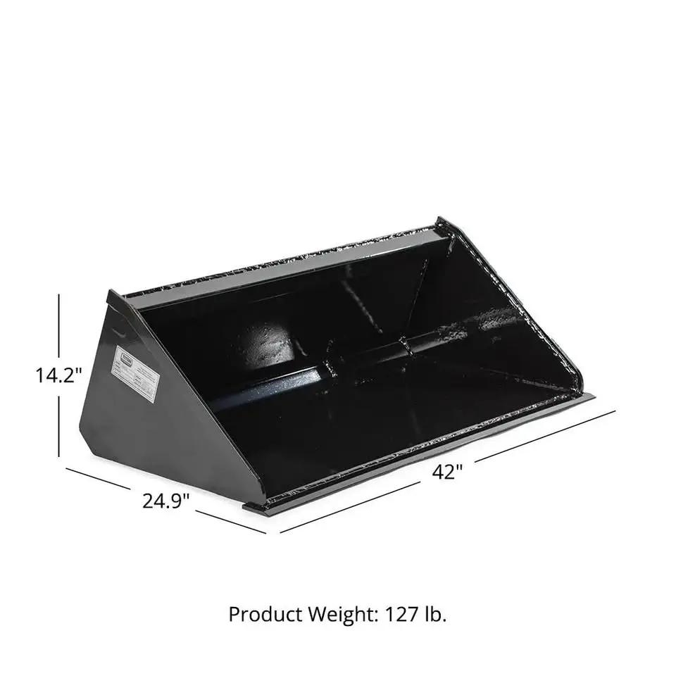 42" Titan Bucket Attachment for Mini Skid Steer by Titan Attachments