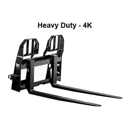 Bobcat OE HD 48" Skid Steer Pallet Forks 4000lb