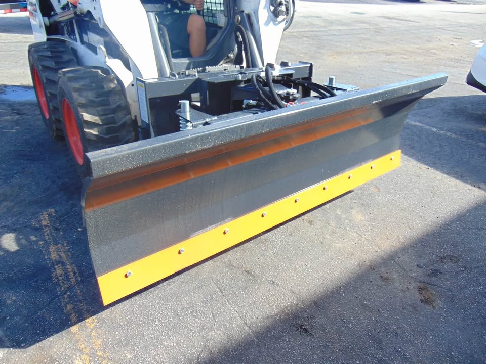 Wolverine 84" 4-Way Hydraulic Snow Plow Blade for Skid Steer