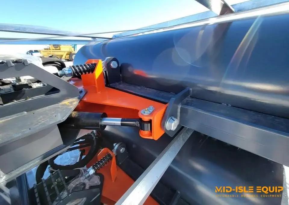 72" ANGLE BROOM ATTACHMENT FOR SKID STEER by WIG
