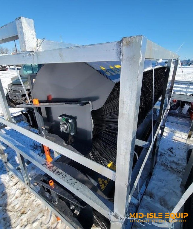 72" ANGLE BROOM ATTACHMENT FOR SKID STEER