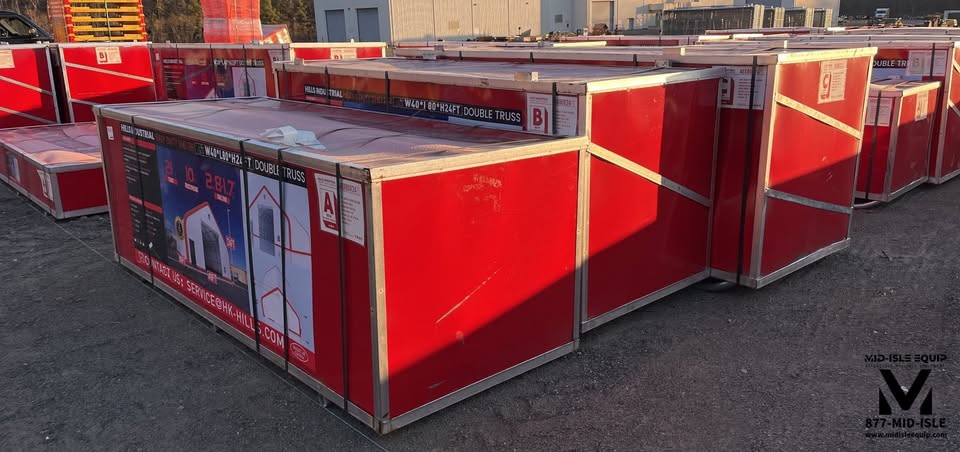 Hills Industrial HD 80' Double Truss PVC Building 80' x 40' x 24'