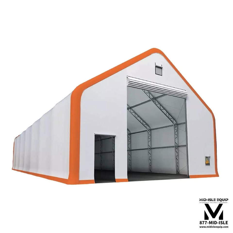 Hills Industrial HD 80' Double Truss PVC Building 80' x 40' x 24'