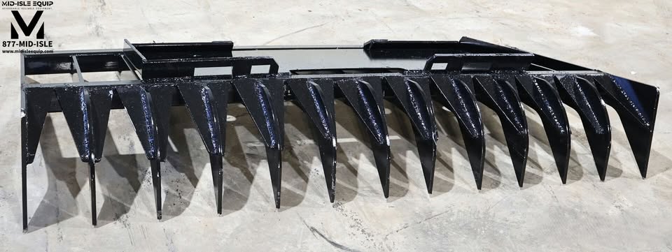 Heavy Duty Rake Attachment for Skid Steer