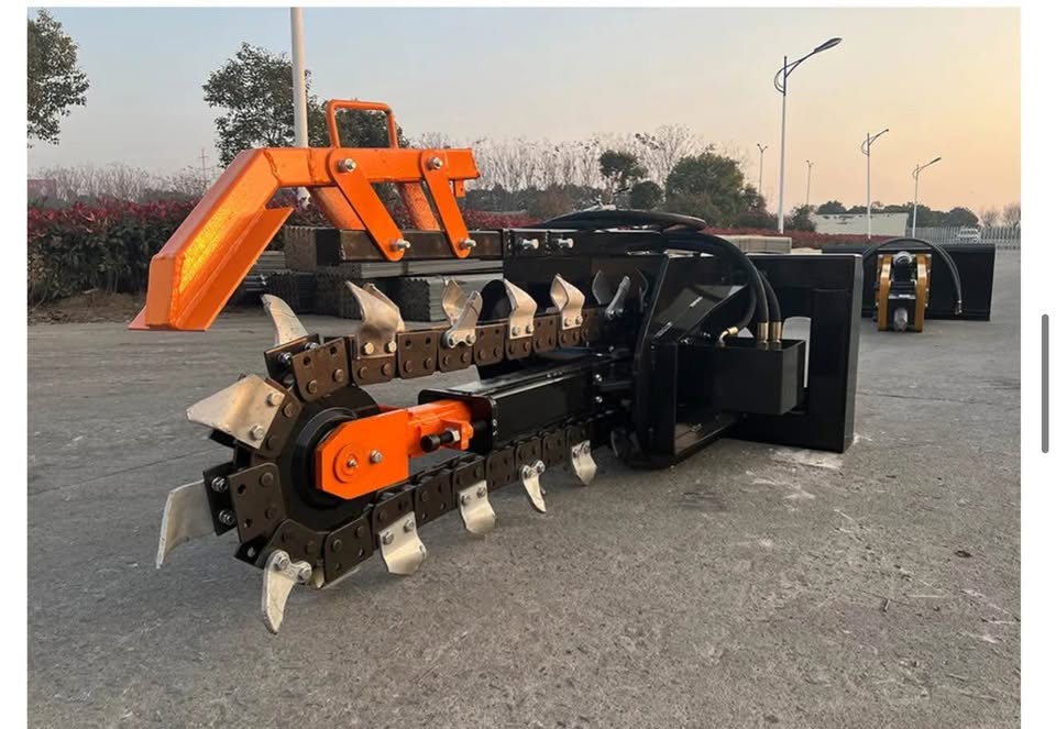 Mower King 36" Trencher Skid Steer Attachment