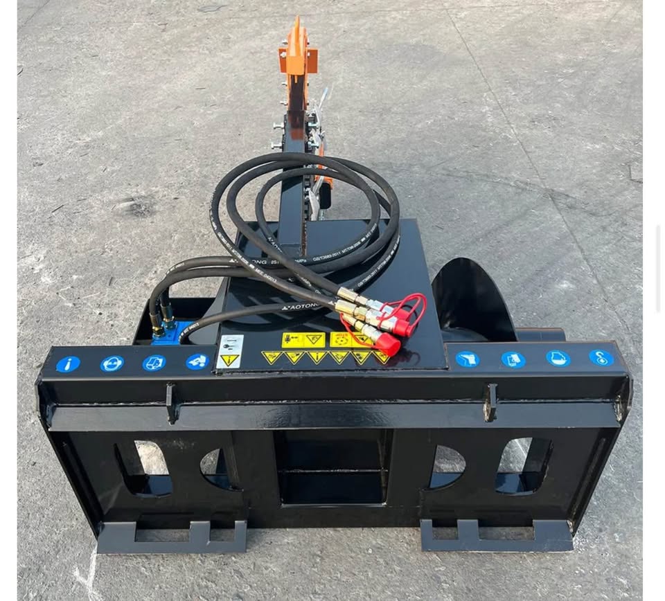 Mower King 36" Trencher Skid Steer Attachment