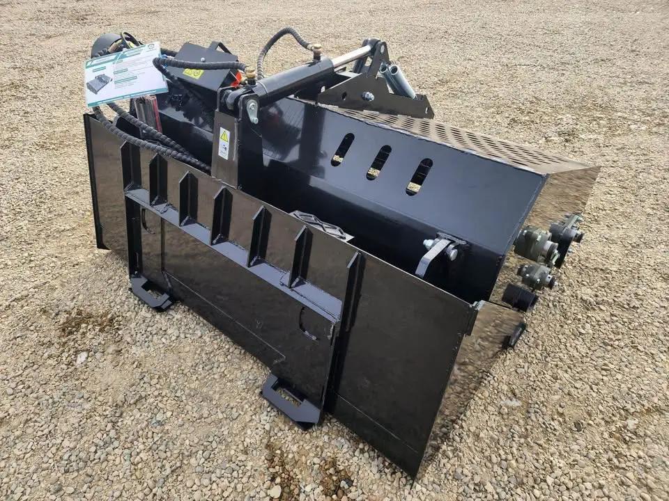 AGT 72” LANDSCAPE RAKE ROCK HOUND FOR SKID STEER DEMO UNIT by AGT