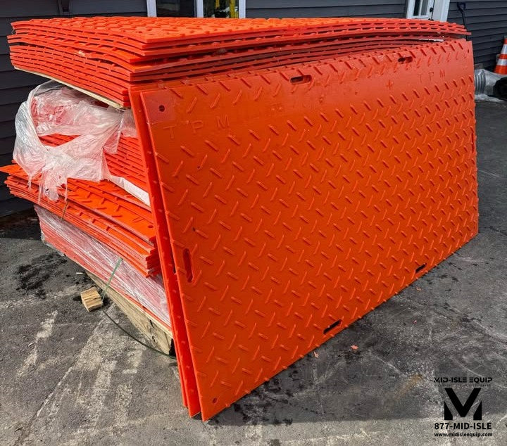 TPM 8'X4' GROUND PROTECTION MATS HDPE 1/2" BLACK
